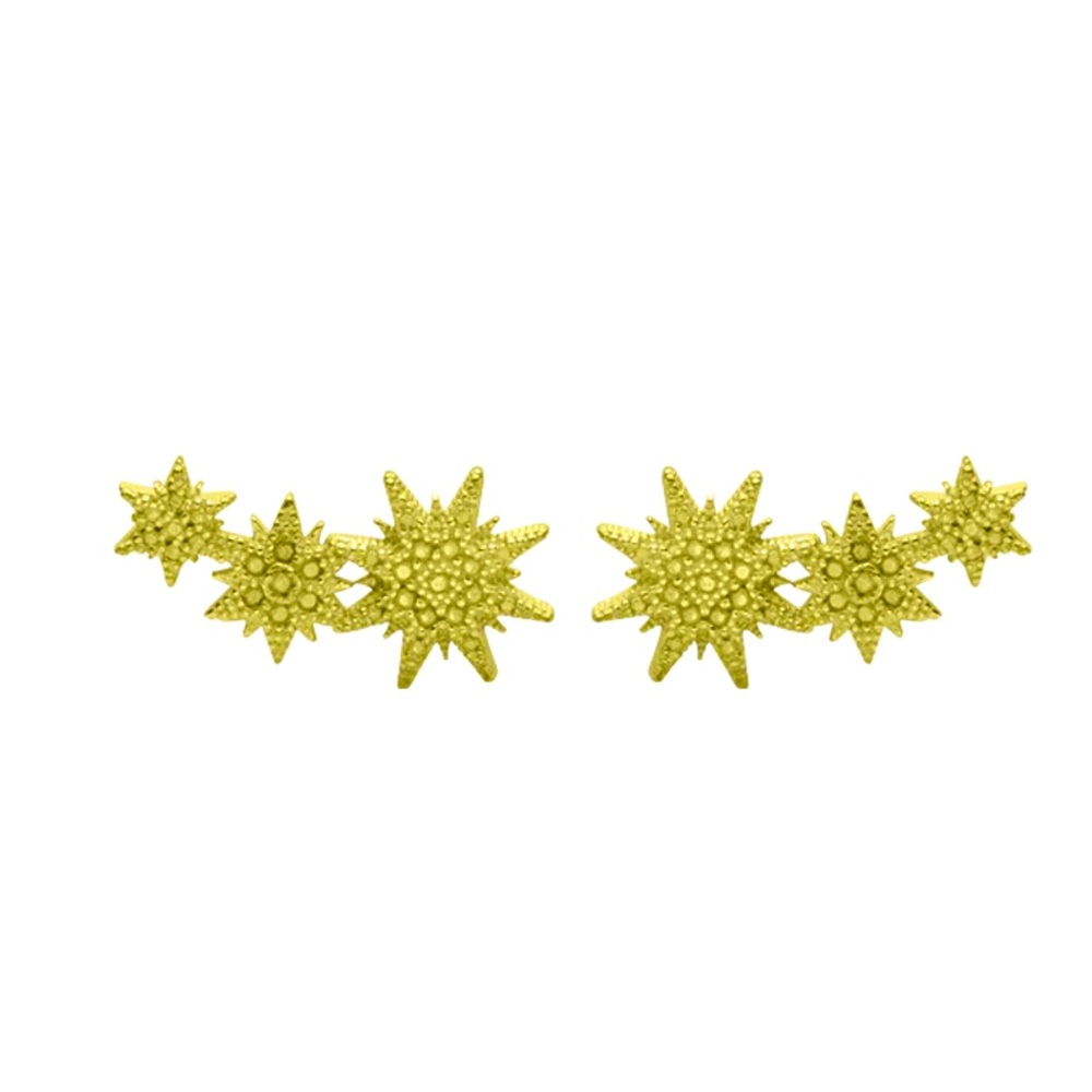 18K gold plated earrings! Brand new!